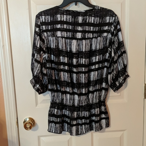 Apostrophe SM Black White EUC 3/4 Sleeve - Picture 8 of 8